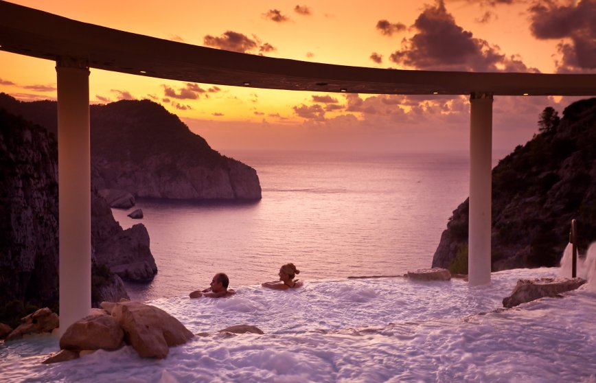 The famous Exterior Spa Treatment in ibiza