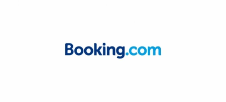 Reservar la Hacienda Na Xamena a través de Booking.com. Logo Oficial Booking punto com