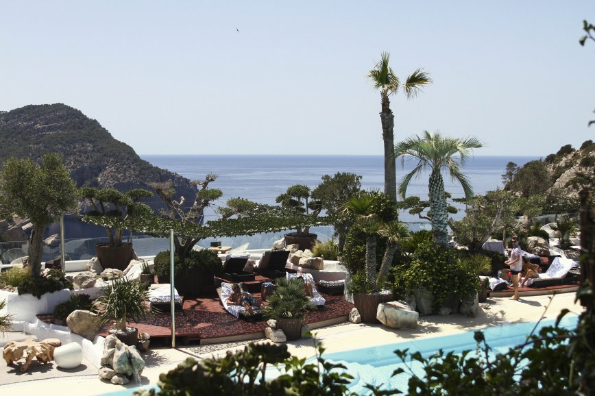 The view from the Eden Restaurant, Hacienda Na Xamena, Ibiza