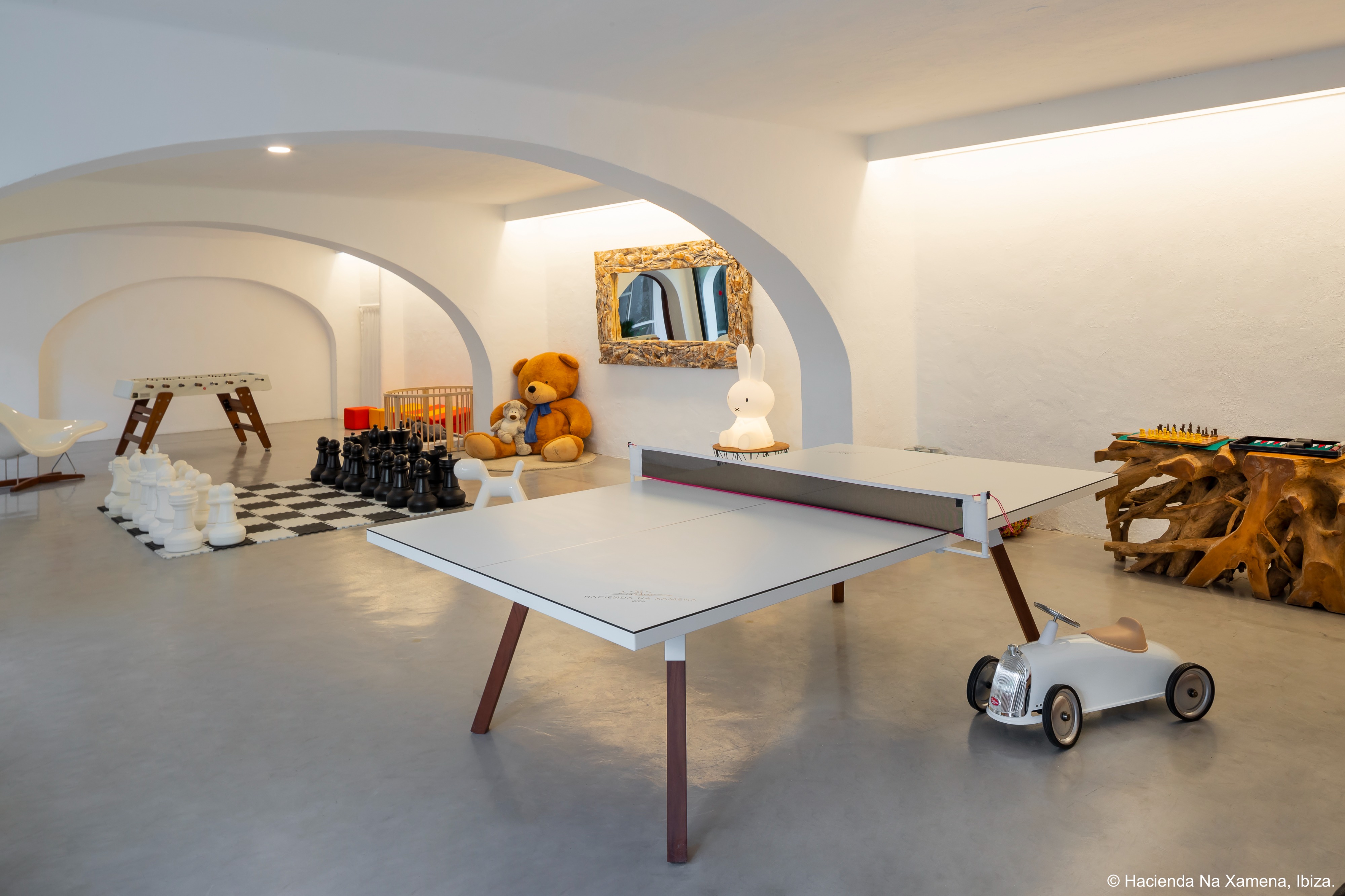 The Games Room at the Hacienda Na Xamena, Ibiza